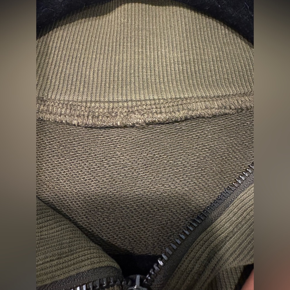 Daily Practice by Anthropologie Meru Mini Dress w/ Pockets Olive Green Medium? - Picture 7 of 8